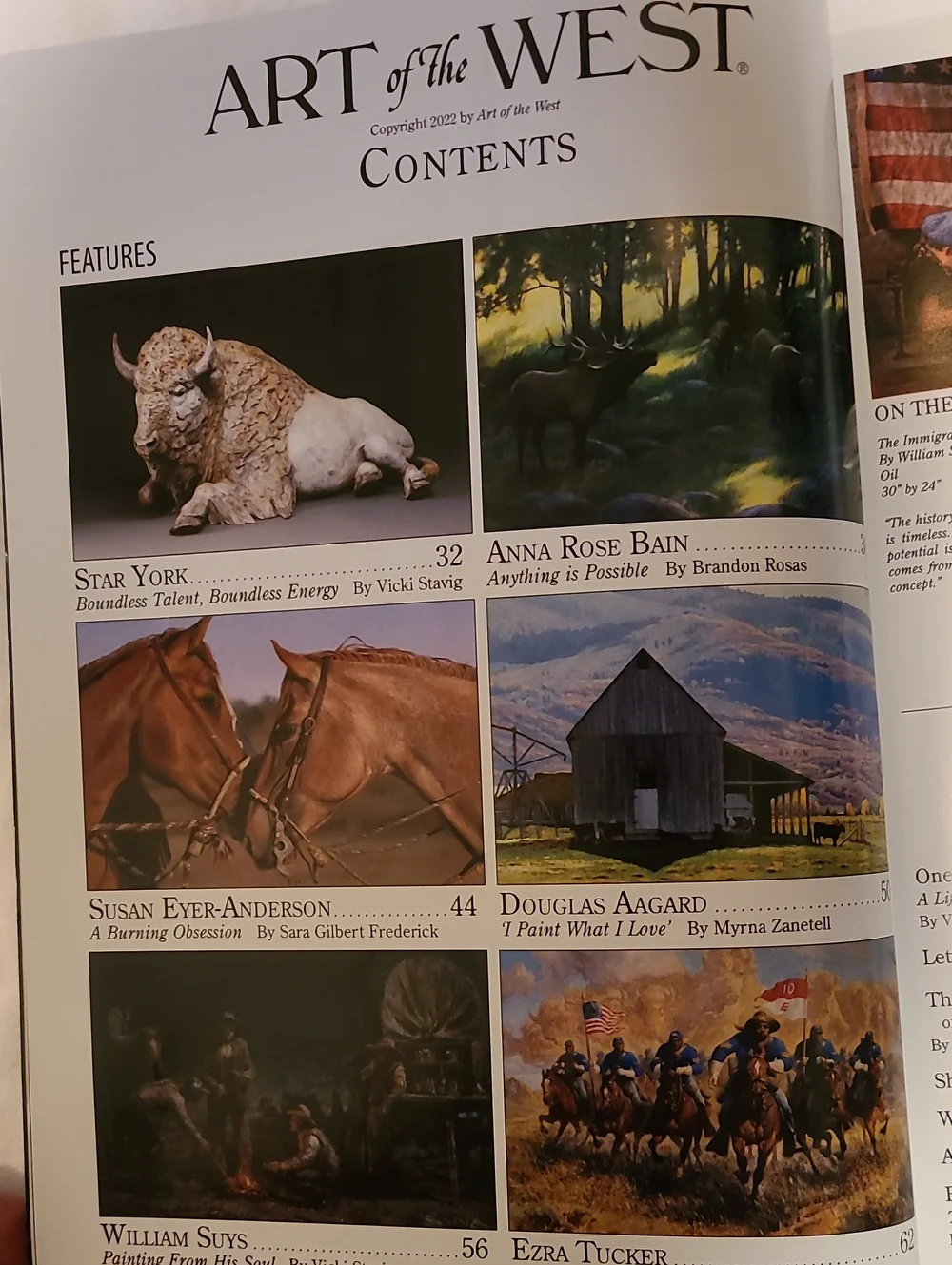 Art Of The West 3 Issues, Beautiful Art And Stories Magazine Mar May July 2022